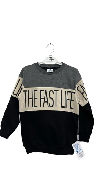 uğurböceğiçocuk The Fast Life Yazı Baskılı ''li Erkek Takım 24536 - 12