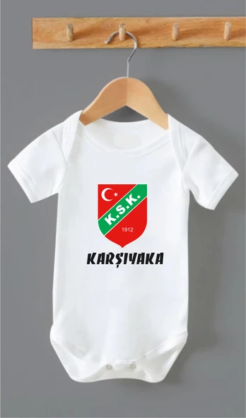 Organik %100 Pamuk Karşıyaka Bebek Body ZBN137 - 1