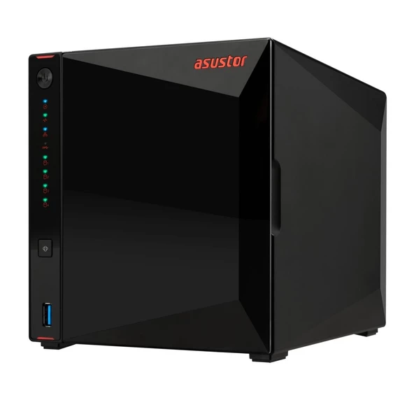 Asustor AS5404T Nas Kayıt Cihazı 4GB Ram-Max:16GB 4 Disk Tower Tipi (4x30TB Disk Desteği) 2.5GbE 4 ADT M2 NVME - Resim 5