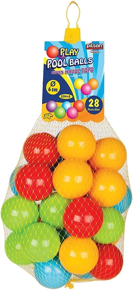 28'li 7cm Çapında Renkli Havuz ve Bahçe Topları Seti ile Saatlerce Eğlence! - 2
