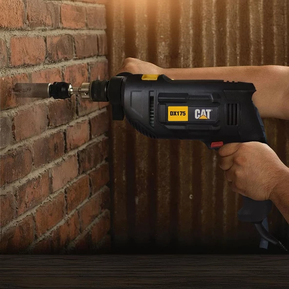 CAT DX175 600Watt 13mm Profesyonel Darbeli Matkap - Resim 5