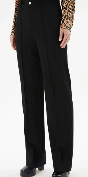 ADL Love My Body Yüksek Bel Nervür Detaylı Pantolon - 3