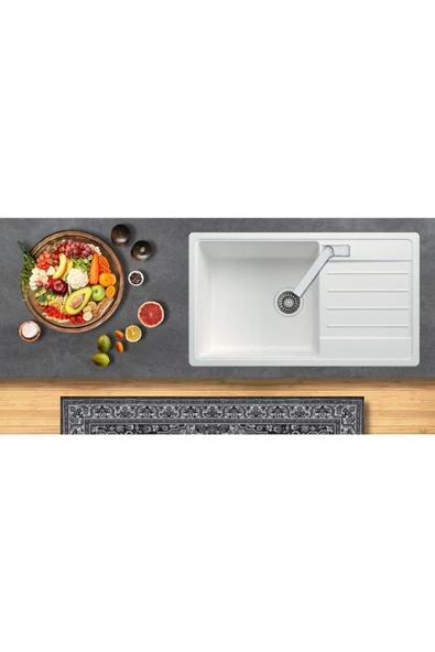 EVIER Granit Evye Myra Series White (Beyaz) - 2