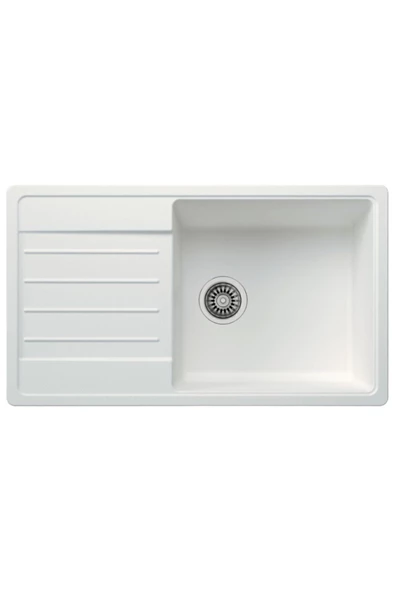 EVIER Granit Evye Myra Series White (Beyaz) - 3