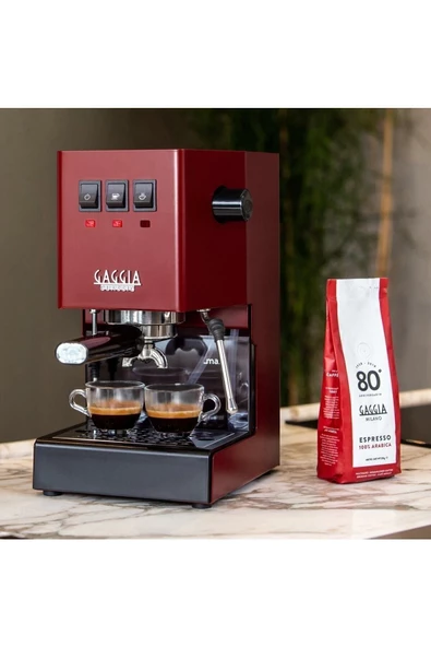 Gaggia Classic E24 Kırmızı Espresso Makinesi - 6