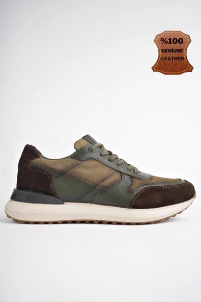 Muggo MERTENS Garantili Hakiki Deri Bağcıklı Günlük Erkek Casual Ayakkabı - 8