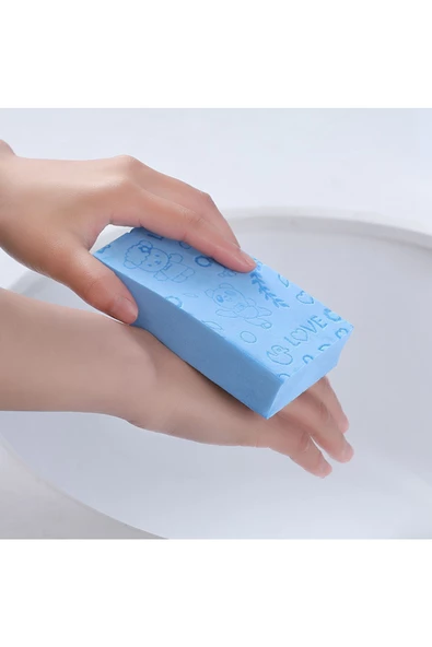 Bebek Ve Yetişkin Doğal Kore Banyo Kesesi Ve Süngeri, Banyo Lifi, Doğal, Yumuşak Kese 2 Adet - 5