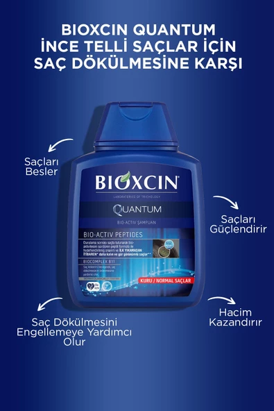 Bioxcin Quantum Kuru ve Normal Saçlar İçin Şampuan 300 ml - 3 Al 2 Öde - 5