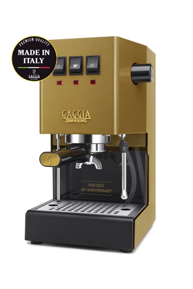 Gaggia New Classic Evo 2023 Gold Espresso Machine RI9481/20