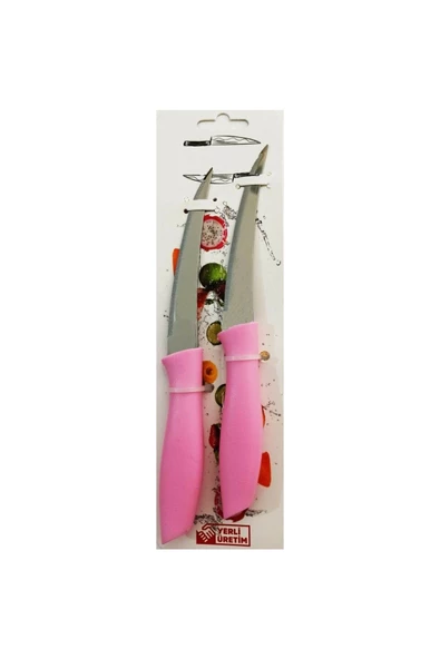 Tujo Meyve Bıçağı 2'li Pembe