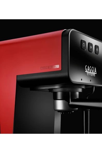 Gaggia Espresso Style Lav Kırmızısı Manuel Makine EG2111/03 - 4