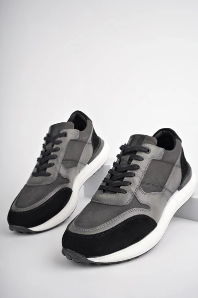 Muggo MERTENS Garantili Hakiki Deri Bağcıklı Günlük Erkek Casual Ayakkabı - 2