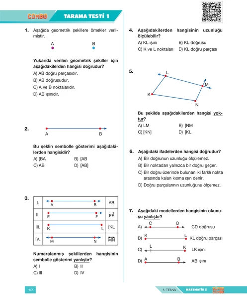 Süper Combo Matematik 5. Sınıf Soru Kitabı - 4