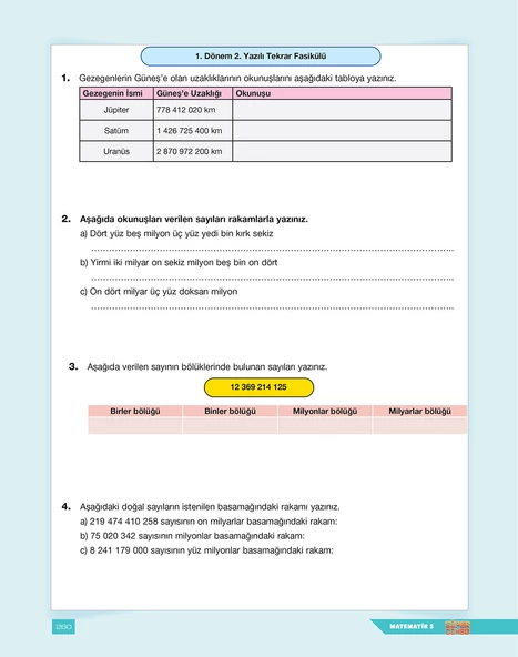 Süper Combo Matematik 5. Sınıf Soru Kitabı - 8