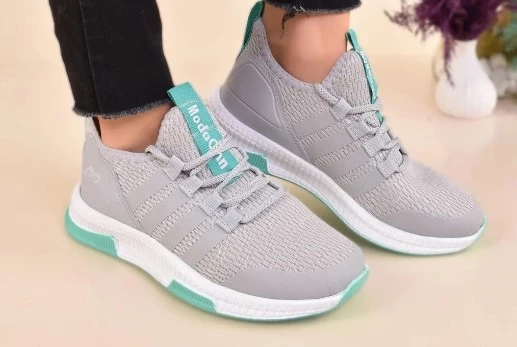 MODAONN Unisex Triko Spor Ayakkabı Sneaker - 2