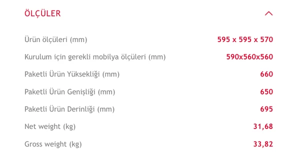 Hoover HOAT 3150 WI/E Beyaz  Ankastre Fırın - 3