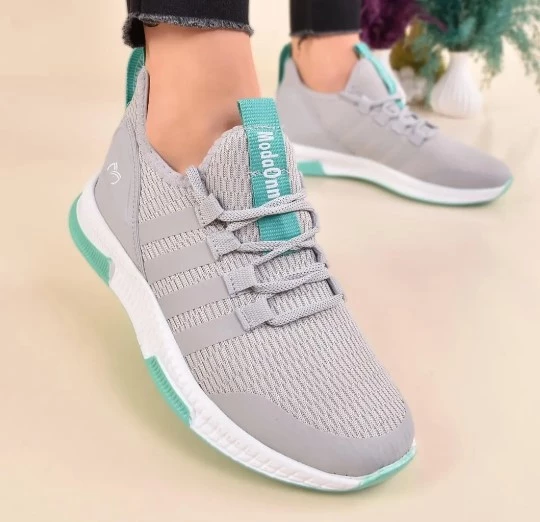 MODAONN Unisex Triko Spor Ayakkabı Sneaker