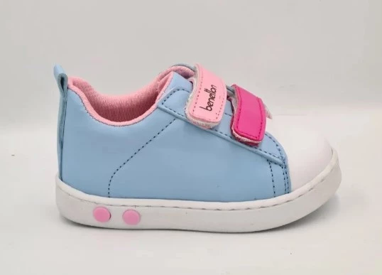 United Colors of Benetton Benetton 30930 Bebe Mavi Kız Çocuk İlk Adım Sneaker Spor Ayakkabı - 2