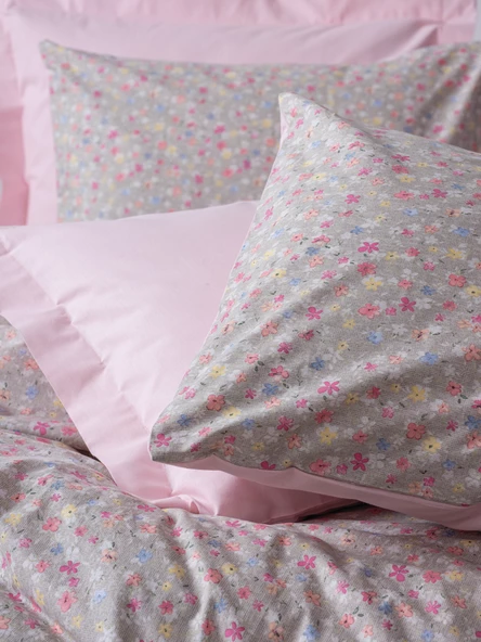 Cotton Box Petite Tek Kişilik Lastikli Çarşaflı Nevresim Takımı Sihu Pembe - Resim 2