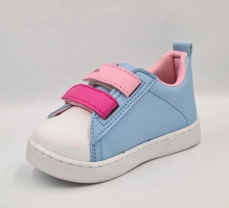 United Colors of Benetton Benetton 30930 Bebe Mavi Kız Çocuk İlk Adım Sneaker Spor Ayakkabı - 3