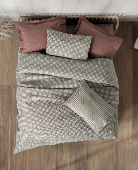 Cotton Box Petite Tek Kişilik Complete Set Mote Kiremit ürün görseli 1