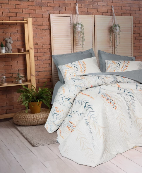 Cotton Box Çift Kişilik Complete Set Hiedra Indigo ürün görseli 1