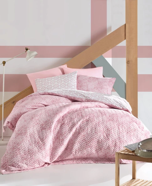 Cotton Box Minimal Tek Kişilik Complete Set Best Pembe ürün görseli
