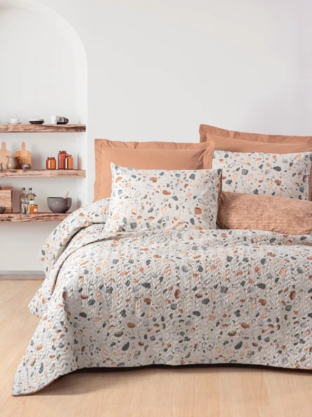 Cotton Box Minimal Tek Kişilik Complete Set Oniks Karamel ürün görseli 1