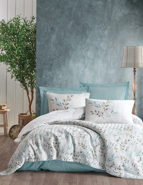 Cotton Box Çift Kişilik Complete Set Lendell Mint ürün görseli 1