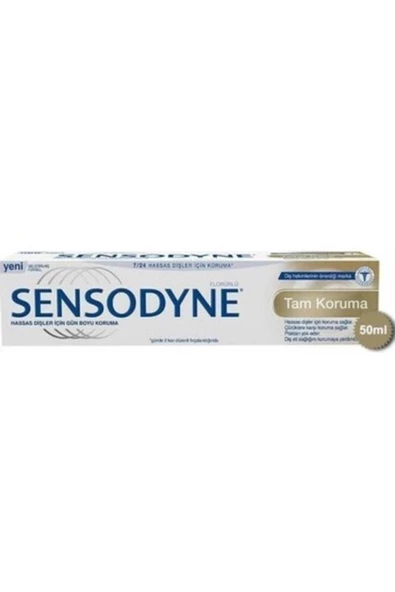 SENSODYNE SENSODYNE Tam Koruma Beyazlatıcı Diş Macunu 50 Ml Hkfrgg