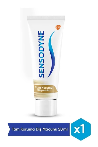 SENSODYNE SENSODYNE Tam Koruma Beyazlatıcı Diş Macunu 50 ml