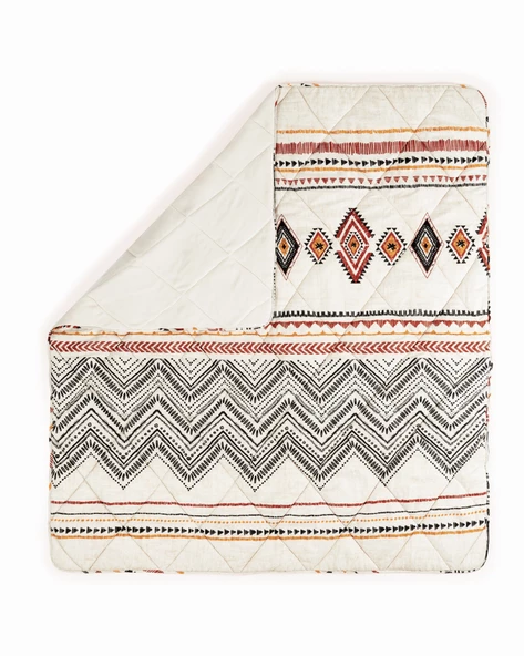 Cotton Box Velvet Çift Kişilik Yorgan Felix Bej 195x215 cm - 2