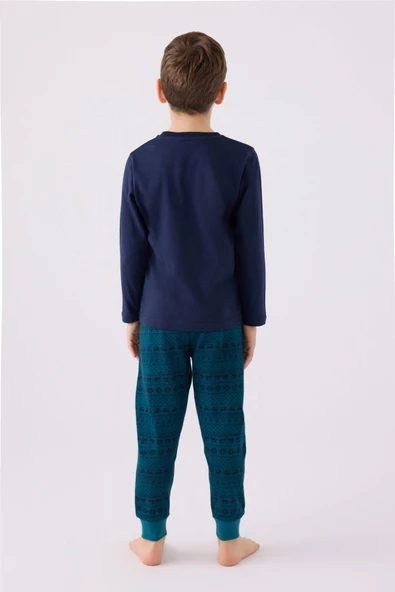 Arnetta 3135 Erkek Çocuk Uzun Kol Pijama Takım - 3