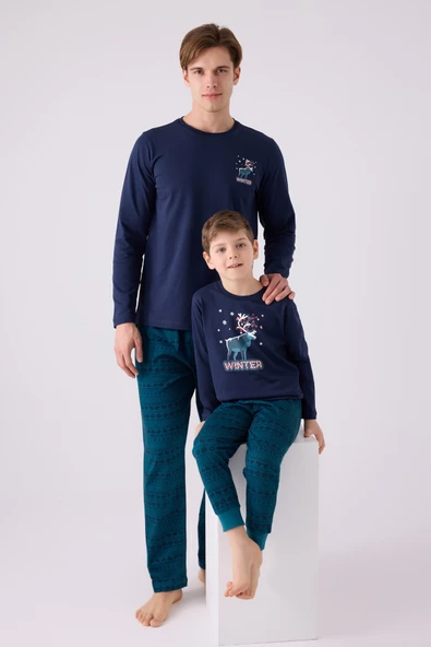 Arnetta 3135 Erkek Çocuk Uzun Kol Pijama Takım