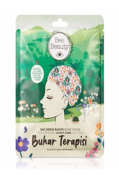 BEE BEAUTY BEE BEAUTY Buhar Terapisi Saç Derisi Bakımı Bone Maske Biberiye,çay Ağaçı ,papatya