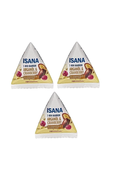 ISANA ISANA Saç Bakım Kürü Argan Yağı 25ml 3 Adet