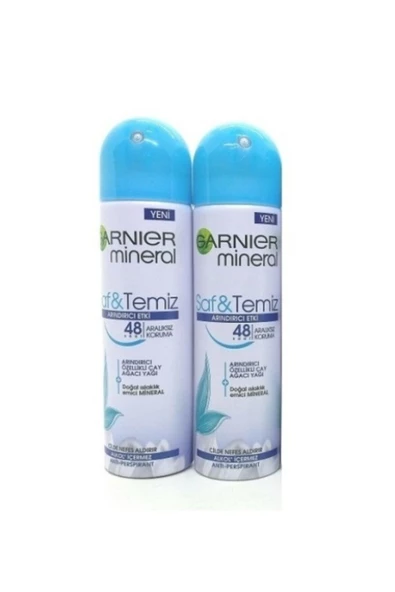 GARNİER GARNİER Mineral Deo Saf Temiz 150ml X 2