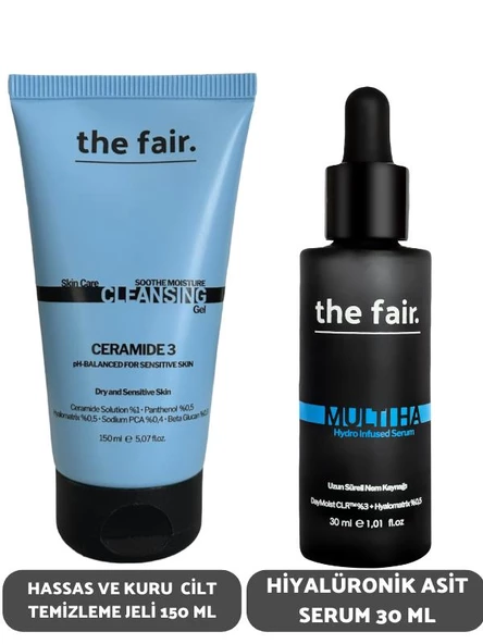the fair. Hassas ve Kuru Cilt Temizleme Jeli ve Hiyalüronik Serum 30 ml