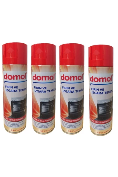 DOMOL DOMOL Fırın Ve Izgara Temizleyici 500 Ml 4 Adet