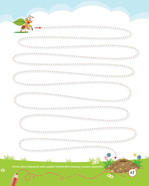 Düşündüren Eğlenceli Çizgiler (4-5-6 Yaş) - 5