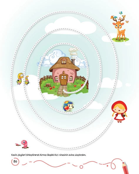 Düşündüren Eğlenceli Çizgiler (4-5-6 Yaş) - 8