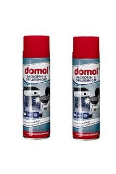 DOMOL DOMOL Fırın Ve Izgara Temizleyici Sprey 2x500 ml