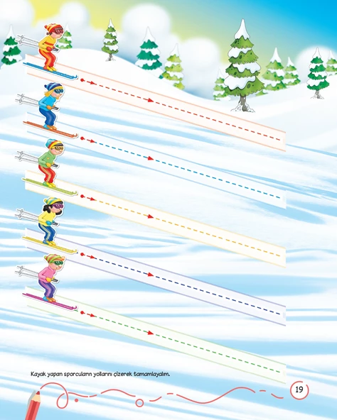 Düşündüren Eğlenceli Çizgiler (4-5-6 Yaş) - 2
