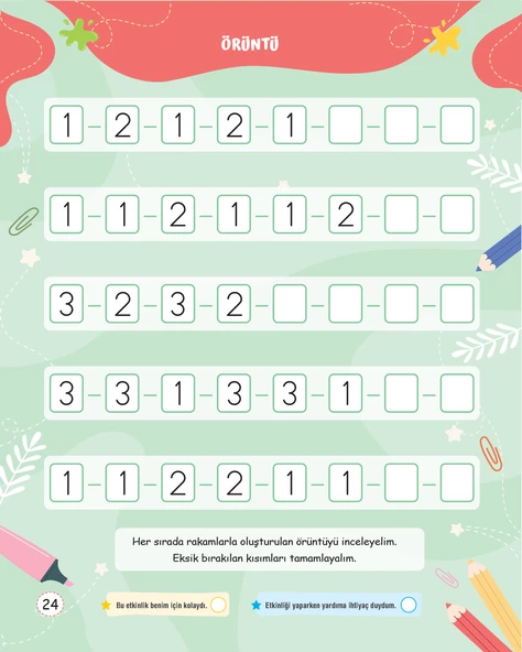 Okul Öncesi Düşündüren Eğlenceli Matematik (4-5-6 Yaş) - 6