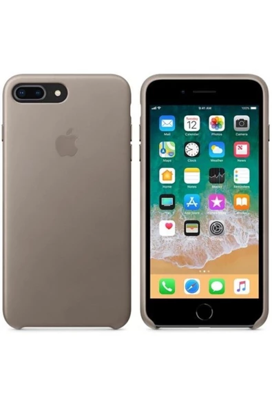 Daytona Apple Iphone 7/8 Plus Deri Kılıf - Vizon - 2