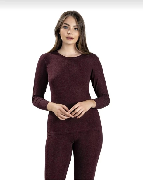 JİBER 597 KADIN SOFT TERMAL ÜST UZUN KOL İÇLİK FANİLA TEKLİ - 3