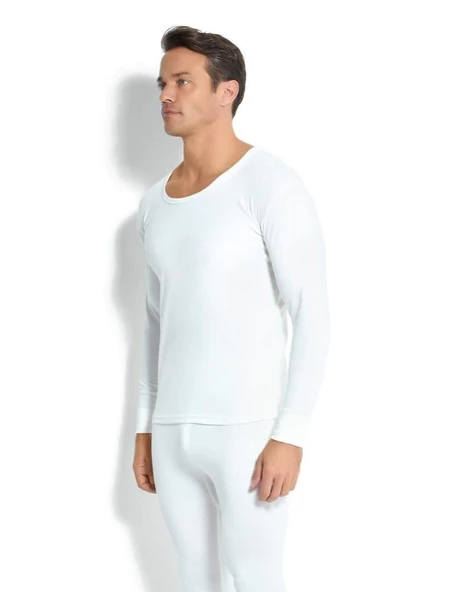 JİBER 160 ERKEK TERMAL İÇLİK ÜST UZUN KOL BİSİKLET YAKA 2 ADET - Resim 4