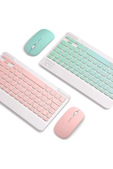 Daytona Mk-4 Kablosuz Ergonomik Apple Manyetik Tablet Kılıf Uyumlu Klavye Mouse Kiti(TürkçeQ Klavye) - 2