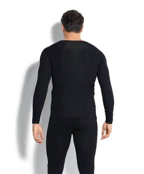 JİBER 160 ERKEK TERMAL İÇLİK ÜST UZUN KOL BİSİKLET YAKA 2 ADET - Resim 3