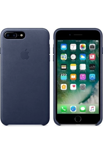 Daytona Apple Iphone 7/8 Plus Deri Kılıf-lacivert - 2
